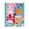SQUISHMALLOWS Micromallows 4Pack – mosómedve, bigfoot, ara, fahéjas tekercs