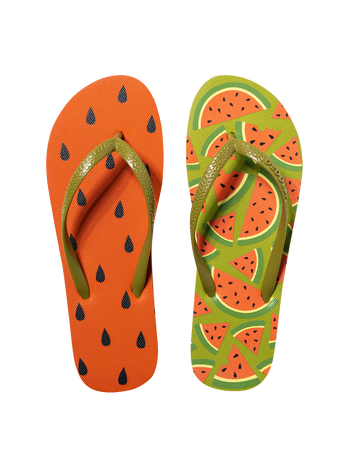 Vidám flip-flop Frissítő dinnye