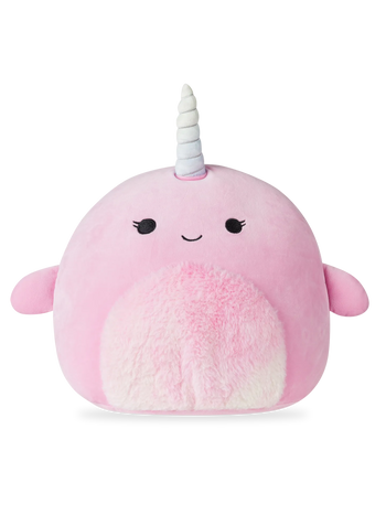 SQUISHMALLOWS Esme, a rózsaszín narvál, 30 cm