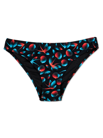 Vidám bikini alsó Sötét cseresznyék