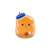 SQUISHMALLOWS Francia pirítós svájcisapkában – Ennui, 30 cm