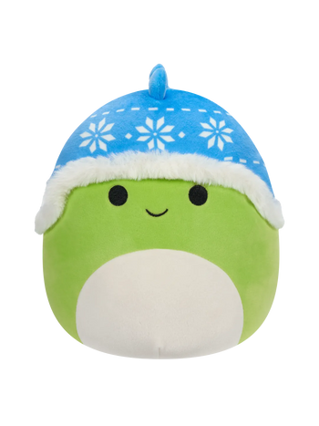 SQUISHMALLOWS Danny, a dinoszaurusz sapkában, 20 cm