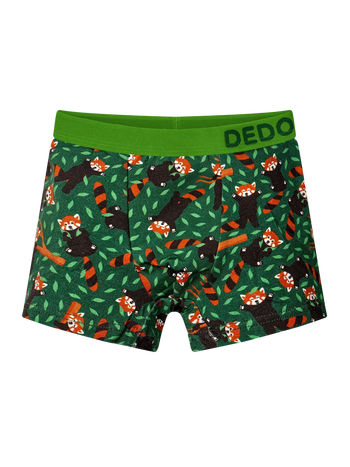 Vidám fiú bokszeralsó Vörös panda