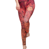 Vidám fitnesz leggings Egzotikus levelek