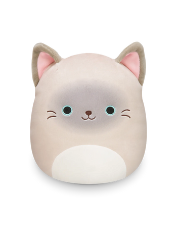 SQUISHMALLOWS Felton, a sziámi macska, 20 cm