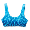 Vidám sportos bikini felső Vízi mandala