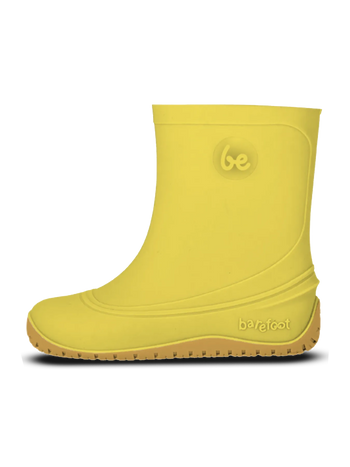 Gyerek barefoot gumicsizma Be Lenka Pudds – sárga