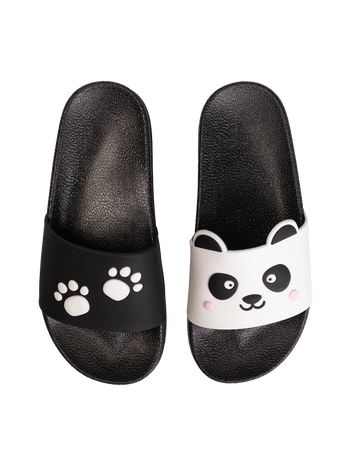 Vidám gyerekpapucs Panda mancsok