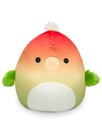 SQUISHMALLOWS Elliene, a papagáj, 20 cm