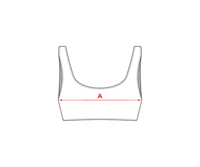 Bralette bikini felső