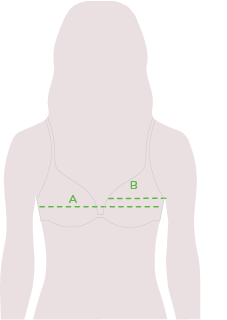 Női merevítős bikini felső